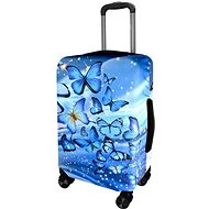 Kufryplus Suitcase cover Z306 Butterfly universe S - Luggage Cover