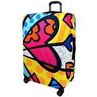 Kufryplus Suitcase cover Z143 Heart M - Luggage Cover