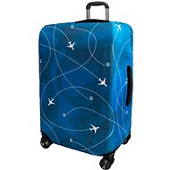 Kufryplus Suitcase cover Z669 Airplanes M - Luggage Cover