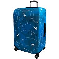 Kufryplus Suitcase cover Z669 Airplanes L - Luggage Cover
