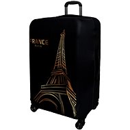 Kufryplus Suitcase cover H670 Eiffel Tower L - Luggage Cover