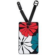 Kufryplus Name tag for suitcase LTD189 Three flowers - Luggage Tag
