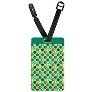 Kufryplus Name tag for suitcase LTD190 Polka dots - Luggage Tag