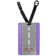 Kufryplus Name tag for suitcase LTD198 Ranvej III purple - Luggage Tag