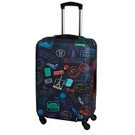 BERTOO Suitcase cover Travel dark XL-XXL - Luggage Cover