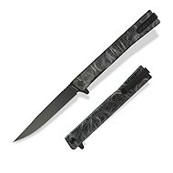 OCASO Solstice Engraved Titanium + Black - Pocket Knife