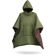 OFFLANDER Insulated Poncho, Green/Brown - Poncho
