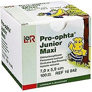 Pro-ophta Junior Maxi Occluder Patch 7.0 × 5.9cm 100pcs - Medical Device