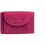 Old river Small leather wallet, purple - Wallet