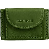 Old river Small leather wallet, green - Wallet