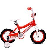 OLPRAN Berry 12", oranžová/biela - Detský bicykel