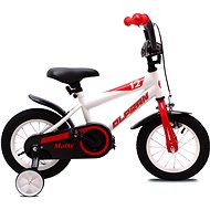 OLPRAN Matty 12" White / Red - Children's Bike