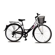 Olpran Mercury Lux 28" L Black/Silver/Pink - Cross Bike