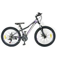 Canull XC 241 čierna/fialová 24" - Detský bicykel