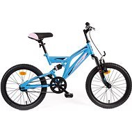 Olpran 18" Mikki – modrý/ružový - Detský bicykel