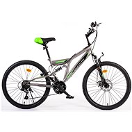 Olpran 24" Magic disc - tmavě šedá/zelená  - Children's Bike