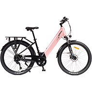 Olpran Bellis Low 27.5" Pink/Black 18" HD Sutto - Electric Bike