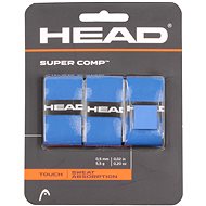 HEAD Multipack 4 pcs Super Comp overgrip wrap thick. 05 mm blue - Tennis Racket Grip Tape