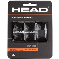 HEAD Multipack 4 pcs XtremeSoft 3 overgrip wrap thick. 05 mm black - Tennis Racket Grip Tape