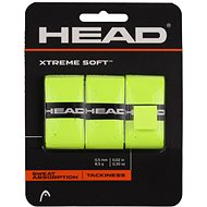 HEAD Multipack 4 pcs XtremeSoft 3 overgrip wrap thick. 05 mm yellow reflective - Tennis Racket Grip Tape