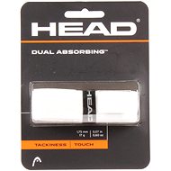 HEAD Multipack 4 pcs Dual Absorbing base wrap white - Tennis Racket Grip Tape
