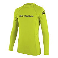 O'Neill Boys' BASIC SKIN Long-Sleeve T-Shirt, Size 8, Lime - Lycra Clothing