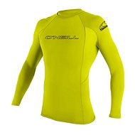 O'Neill Pánské lycrové triko BASIC SKINS CREW, dlouhý rukáv, lime - Lycra Clothing