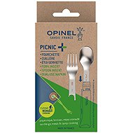 OPINEL Picnic+ (spoon, fork, napkin - without knife - suitable for N°8 knives) - Camping Cutlery
