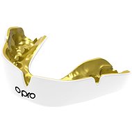 OPRO INSTANT CUSTOM FIT SOLIDS, white/gold - Mouthguard