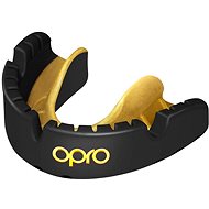 OPRO GOLD BRACES - ROVNÁTKA, black/gold - Mouthguard