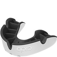 OPRO SILVER, white/black - Mouthguard