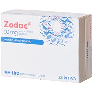 Zodac 10 mg 100 coated tablets - Medicinal Product
