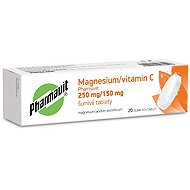 Magnesium/Vitamin C Pharmavit 250mg, 20 effervescent tablets - Medicinal Product