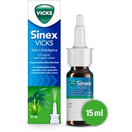 Sinex Vicks aloe + eucal 0,5 mg/ml nasal spray, solution 15ml - Medicinal Product