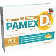 Pamex Vitamin D3 2000 IU 60 capsules - Vitamin D3
