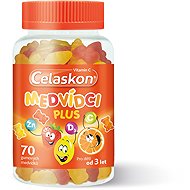 Celaskon Teddy Bears Plus for children from 3 years 70 pcs - Multivitamin