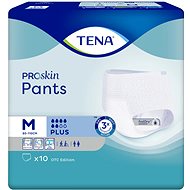 Tena Pants Plus Medium Absorbent Stretch Briefs, 80-110 cm, 10 pcs - Incontinence Underwear