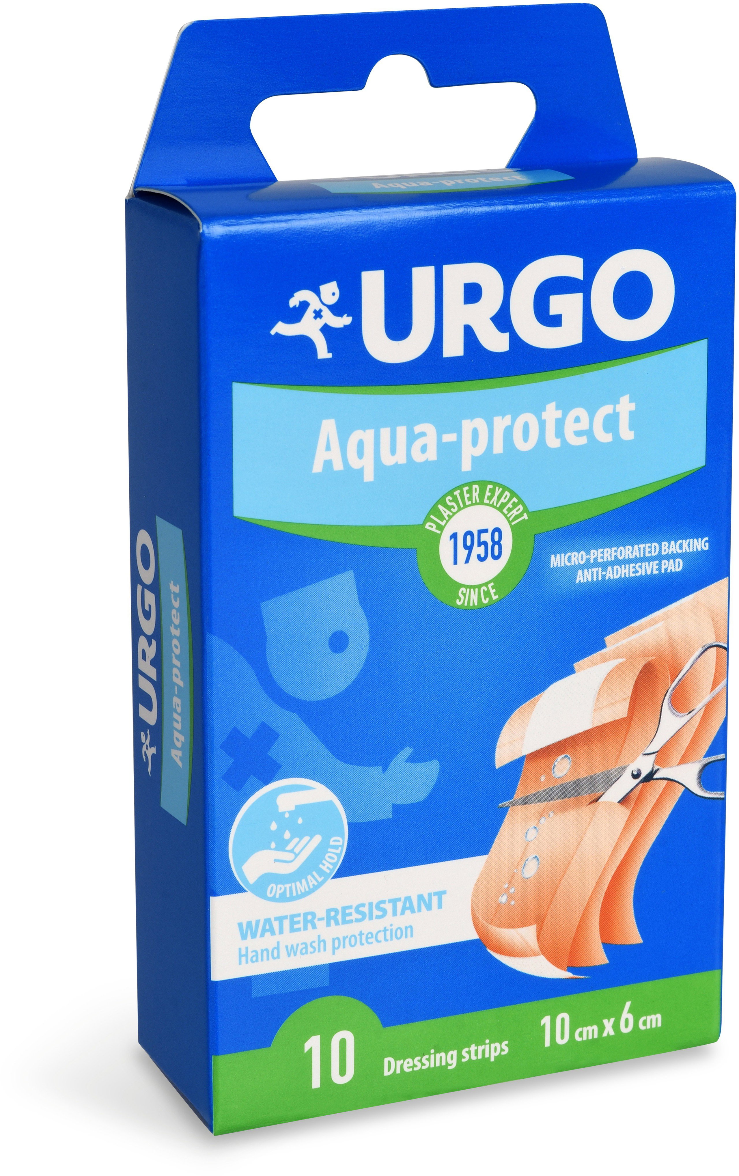 Urgo Aqua Protect washable patch 10 × 6 cm 10 pcs - Plaster