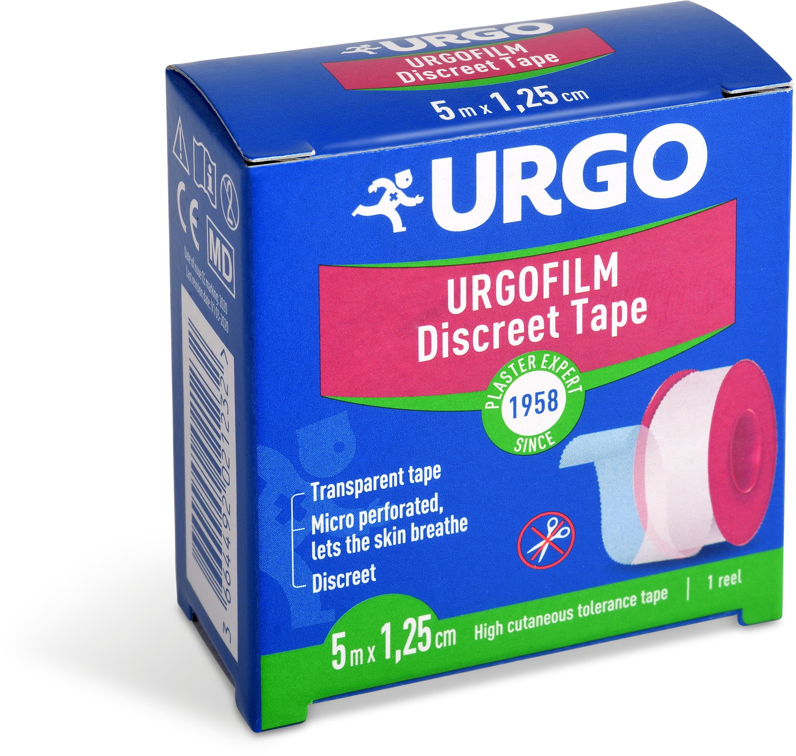 Urgo Film transparent patch 1.25 cm × 5 m - Plaster
