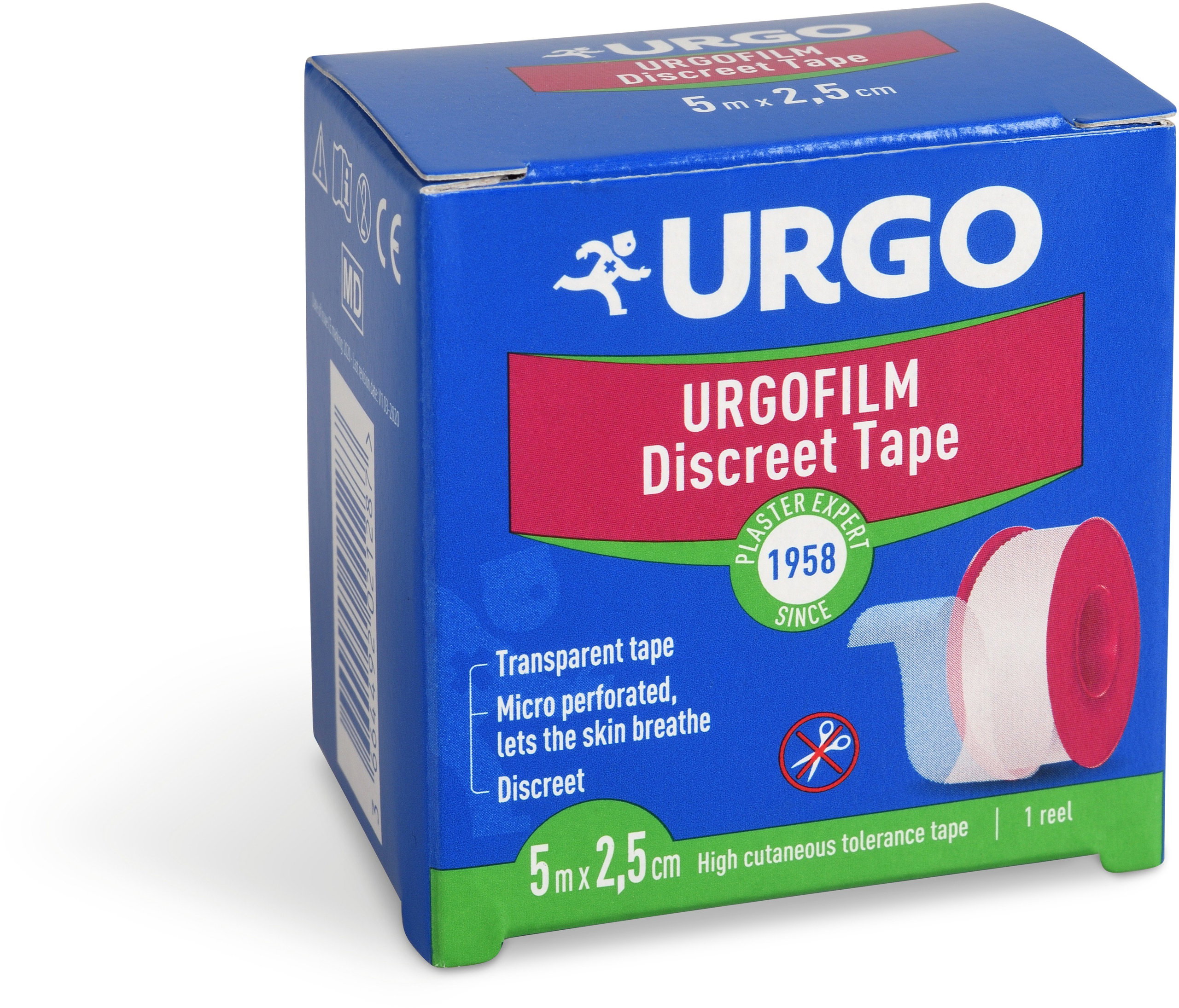 Urgo Film transparent patch 2,5 cm × 5 m - Plaster