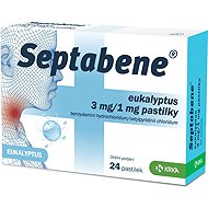 Septabene Eucalyptus 3 mg/1 mg 24 lozenges - Medicinal Product