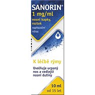 Sanorin 1 mg/ml nasal drops, solution 1 × 10 ml - Medicinal Product
