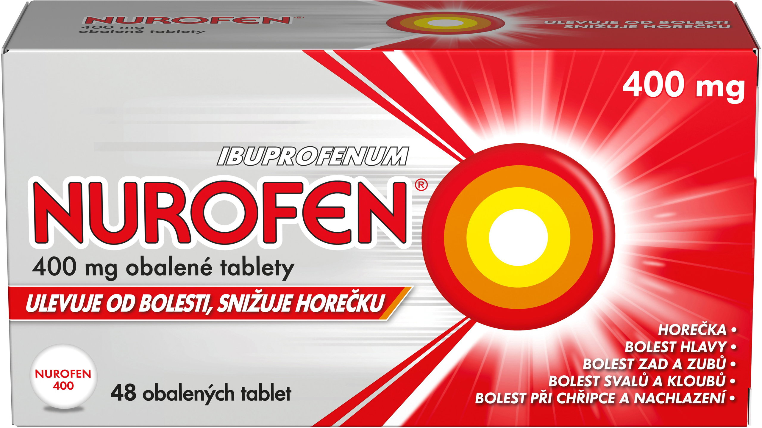 Nurofen 400 mg 48 coated tablets - Medicinal Product