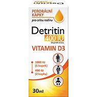 Detritin Vitamin D3 400 IU drops 30 ml - Vitamin D3