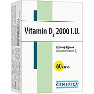Generica Vitamin D3 2000 I. U. 60 capsules - Vitamin D3