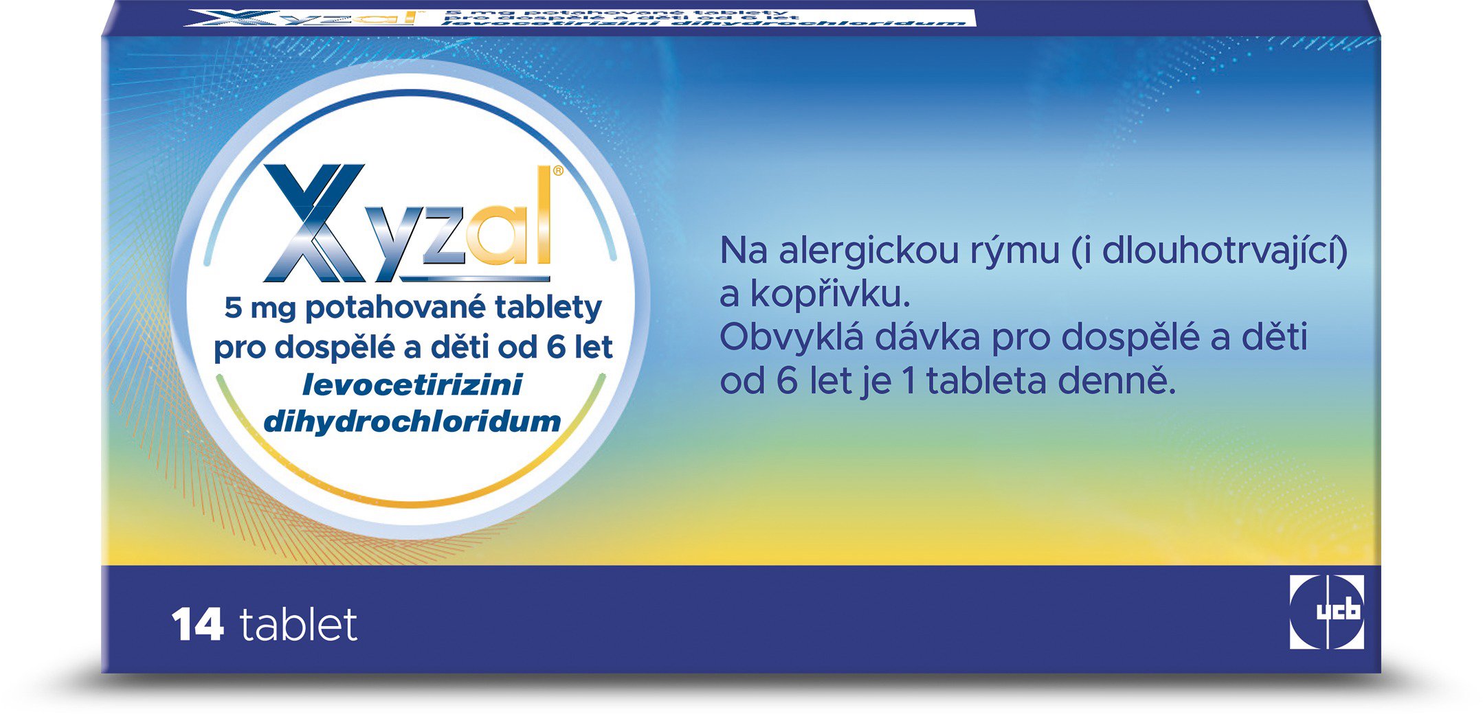 Xyzal 5 mg 14 tablets - Medicinal Product