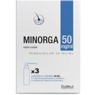 Minorga 50 mg/ml skin solution 3 × 60 ml - Medicinal Product