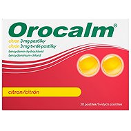 Orocalm Citron 3 mg 20 lozenges - Medicinal Product