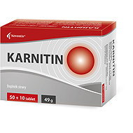 Noventis Carnitine 50 + 10 tablets - Dietary Supplement