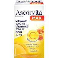 Ascorvita Max 60 tablets - Vitamins